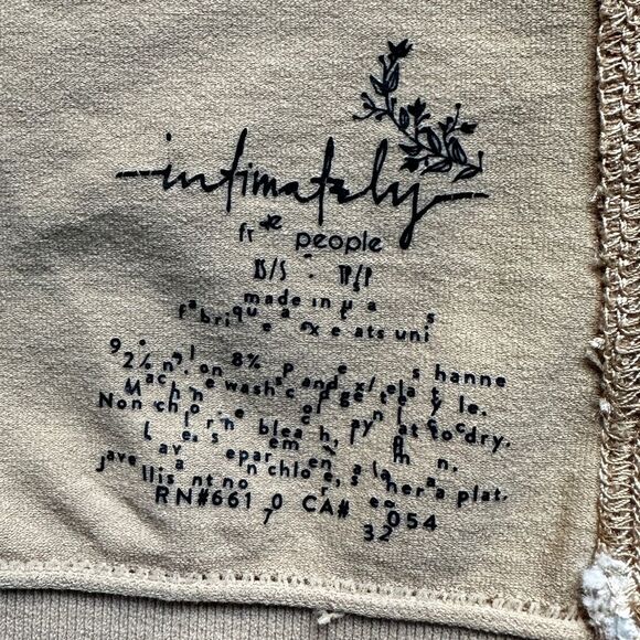 NWOT Free People Seamless & Lace Bandeau Bra Wear 2 Ways Cream / Beige XS/S - Picture 8 of 11